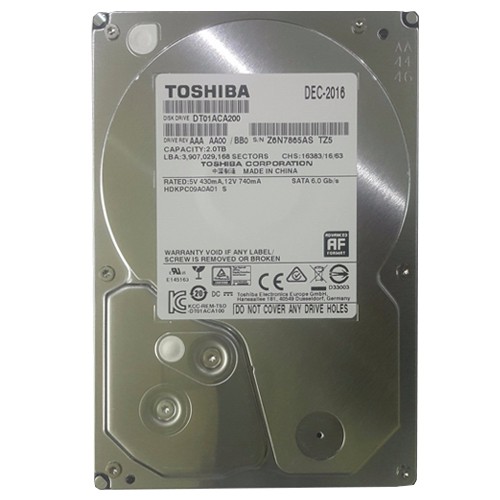 Ổ Cứng TOSHIBA 2TB  Hàng Tháo Máy Trạm Workstation USA