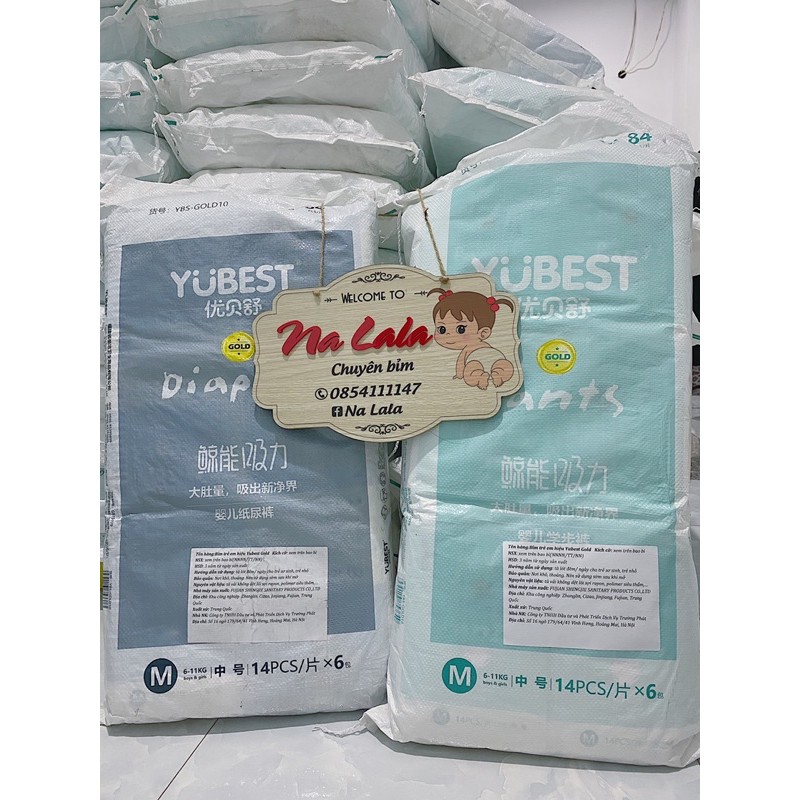 BỈM YUBEST GOLD Nội địa Trung S90/M84/L78/XL72/XXL66/XXXL66