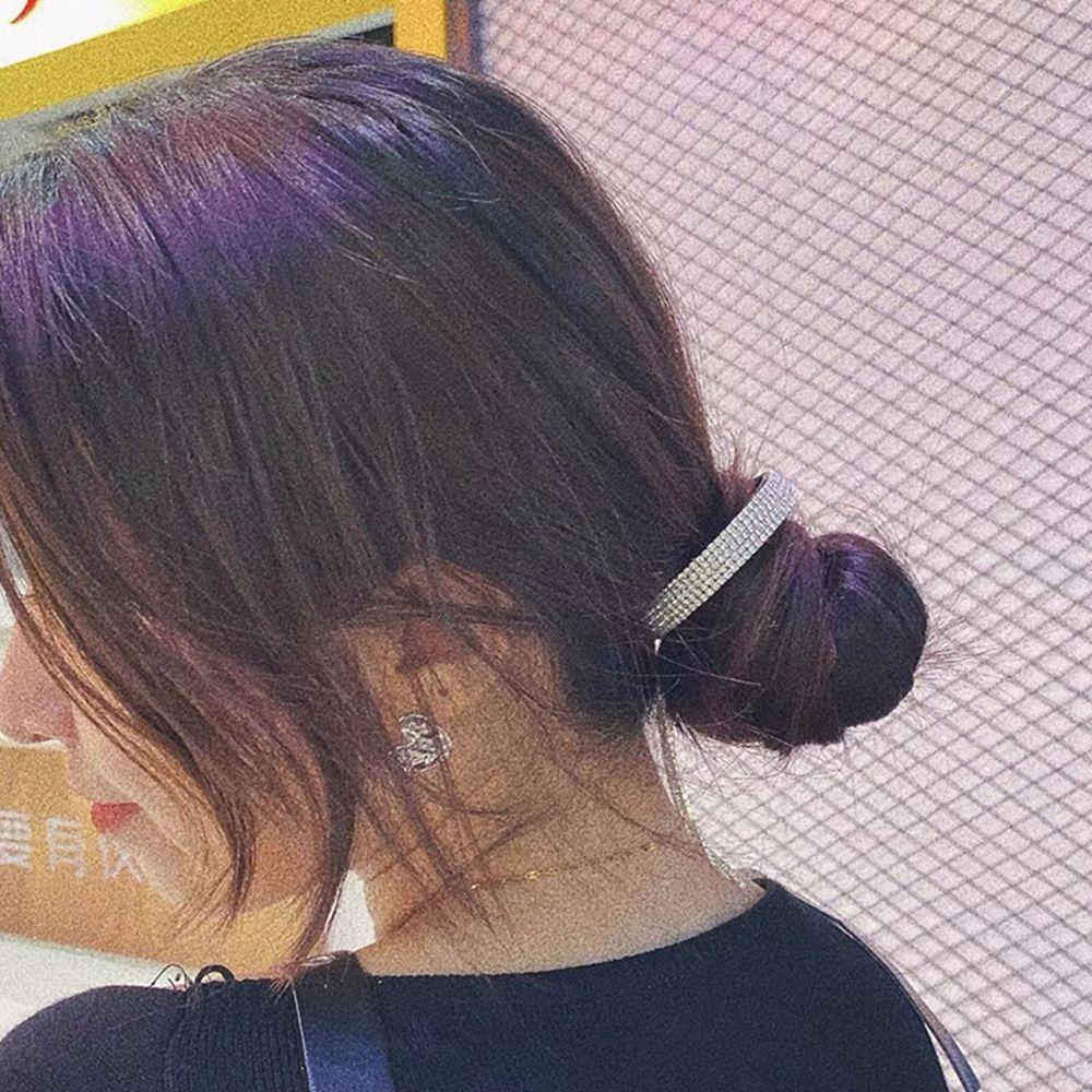 TWINKLE Kẹp Tóc Đính Đá Sang Trọng Cho Nữ