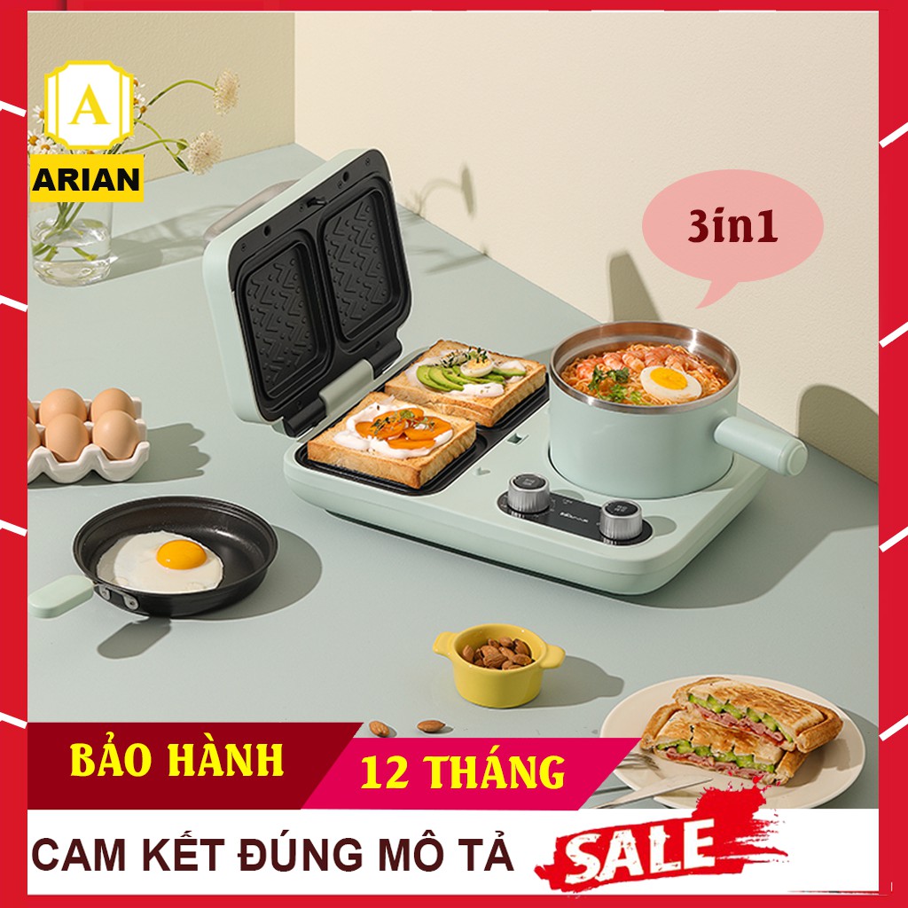 [ CHÍNH HÃNG ] Bếp Điện Nướng Bánh Đa Năng BEAR Kiêm Chiên Xào Nấu Bảo Hành 12 Tháng Cực Tiện Lợi