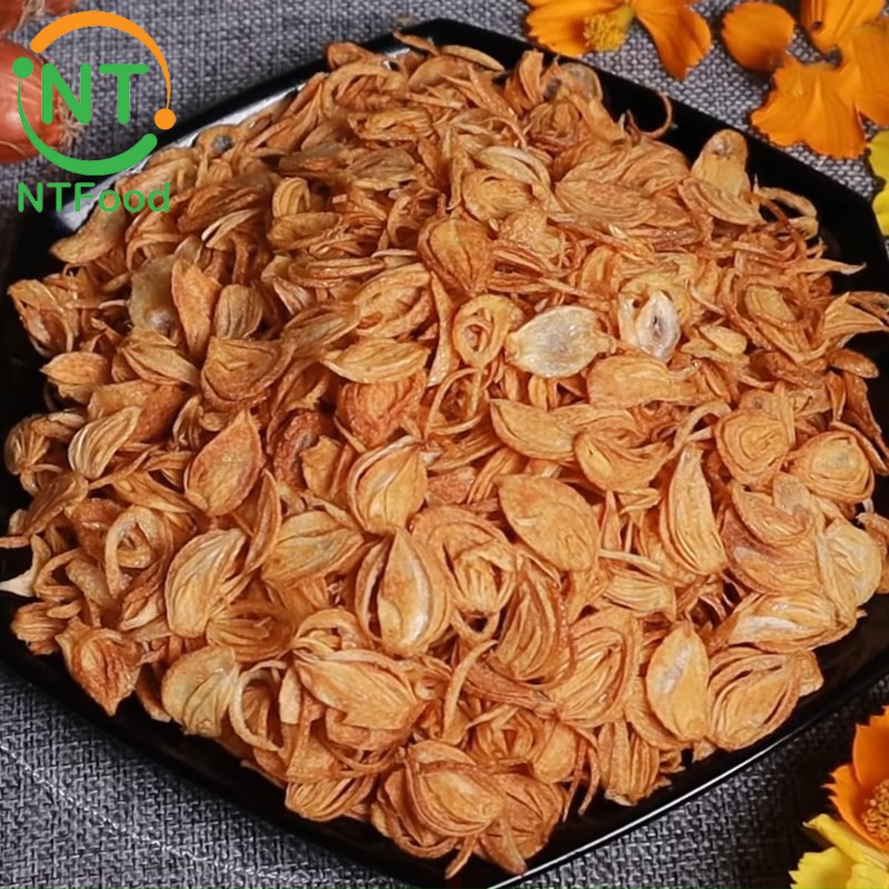 Hành phi NTFood 1kg / 500gr / 200gr - Giòn, Thơm, Chuẩn loại 1 - Nhất Tín Food