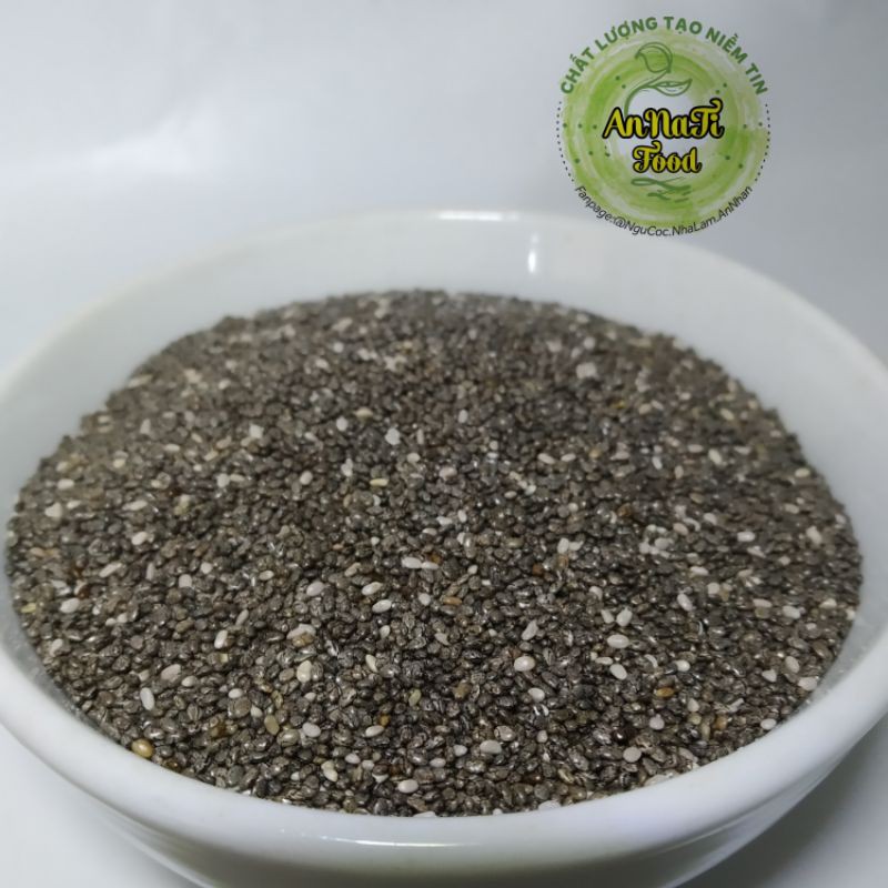 Hạt Chia Úc Organic Chia Seeds túi đen 500gr [CHÍNH HÃNG]