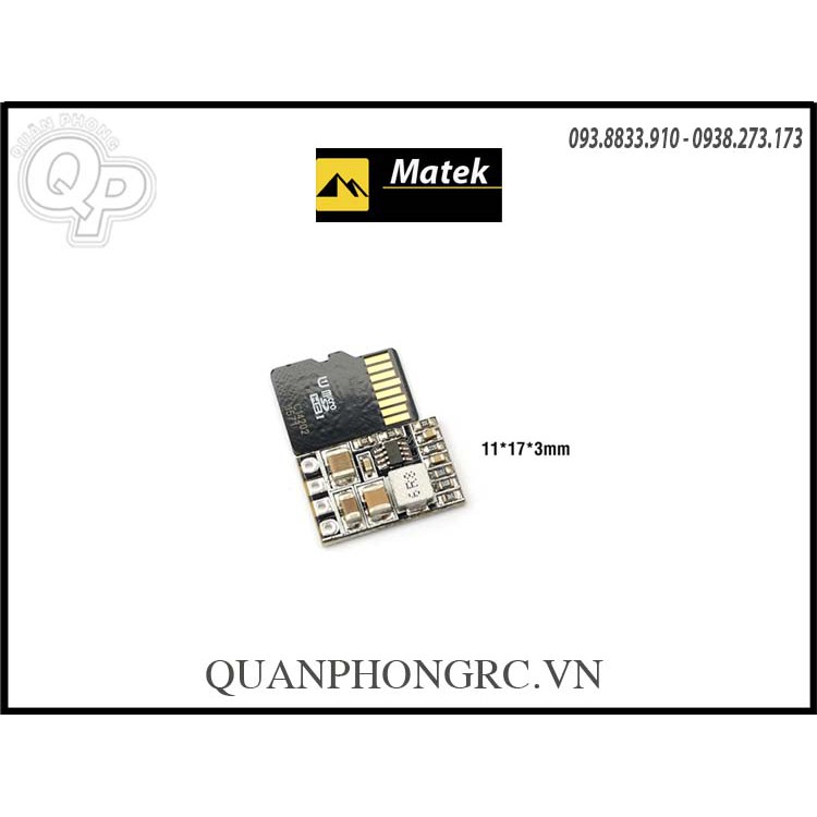 Mạch Matek Micro UBEC 1.5A 5V/12V