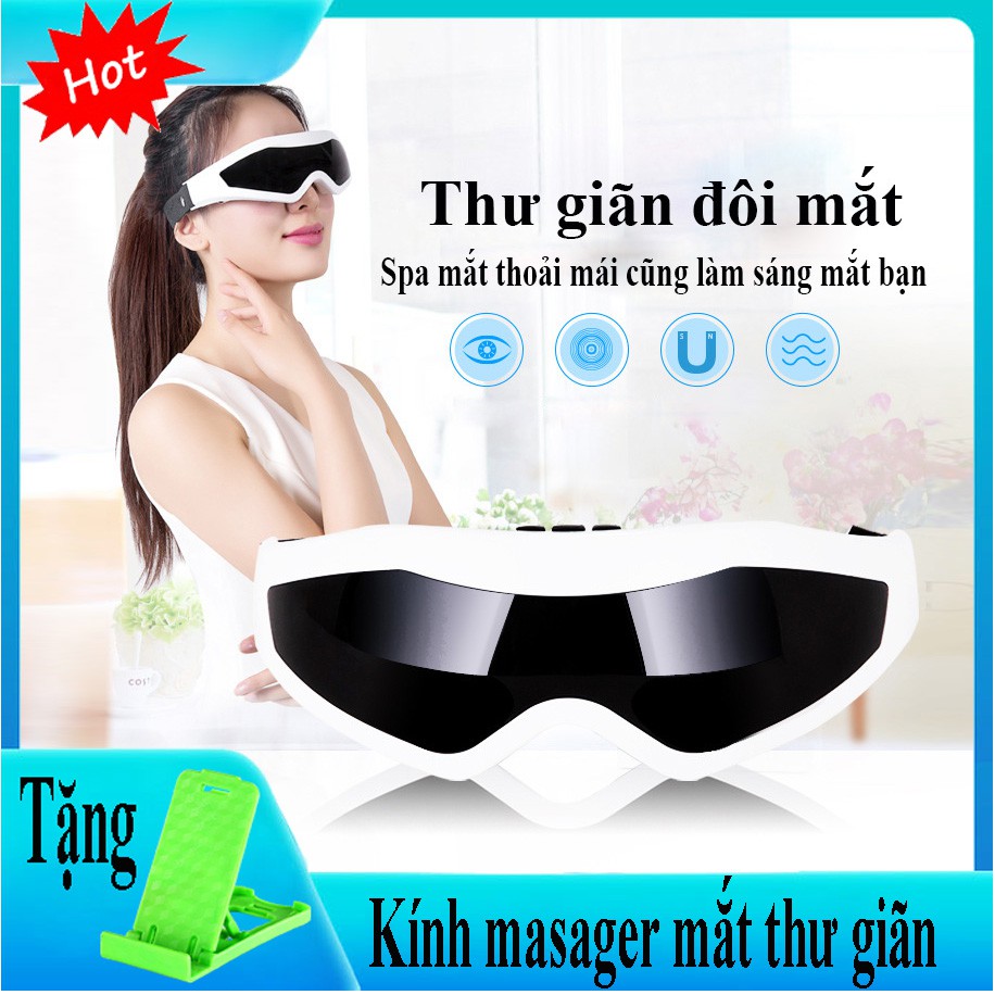 Kính Massager mắt ,nhỏ gọn , tiện lợi, cơ chế đa năng giúp bạn có những phút giây thư giãn thoải mái, hiệu quả