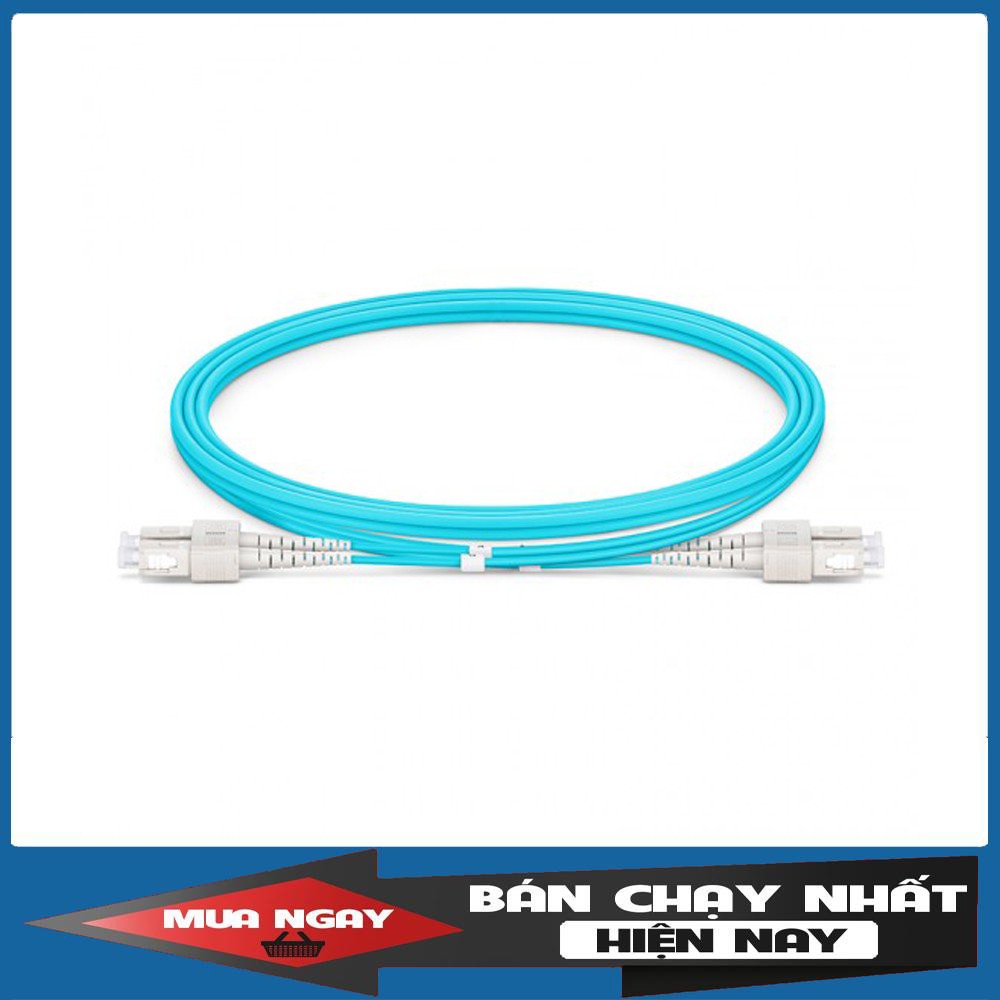 [BÁN CHẠY] Dây nhảy quang MM OM4 SC/UPC-SC/UPC 50/125μm - Đại lý phân phối toàn quốc