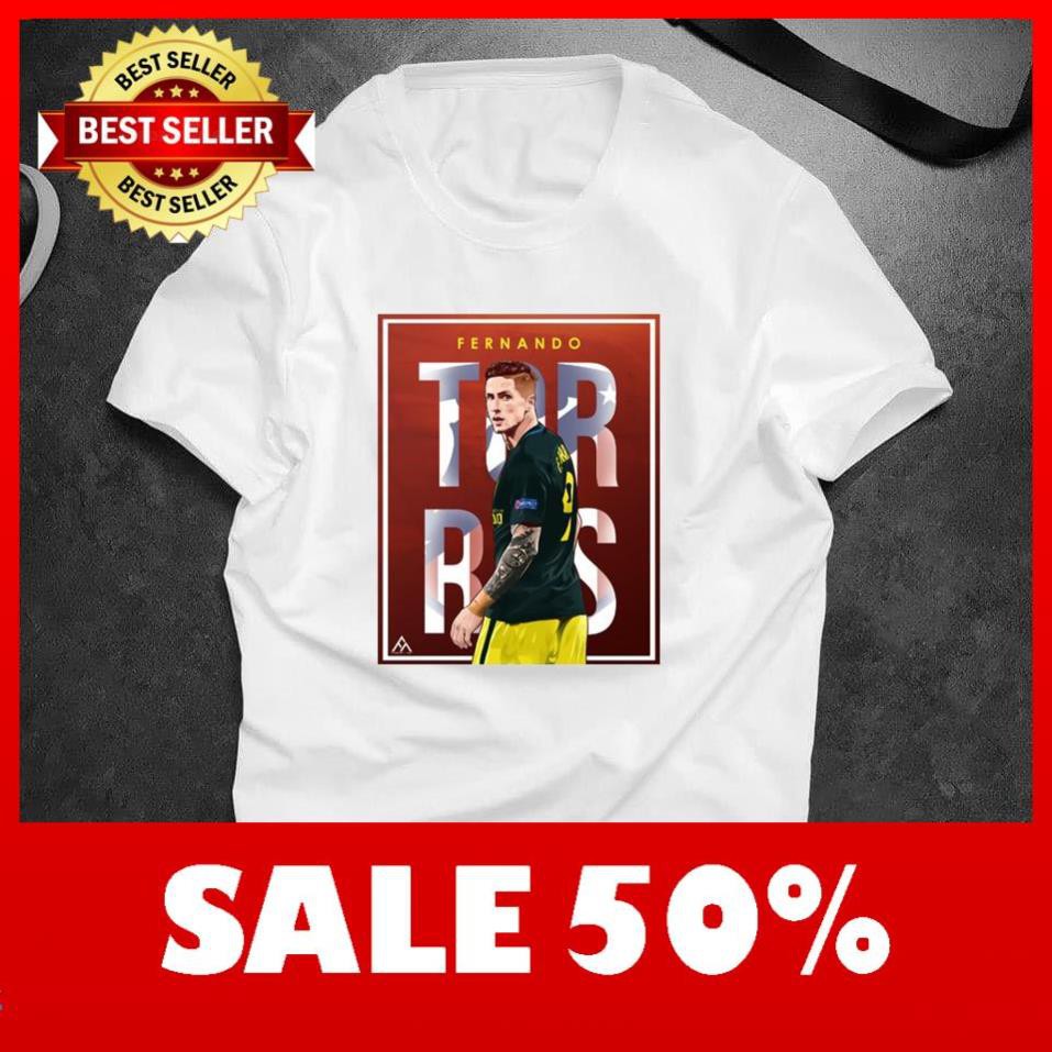[Freeship] Áo Thun In Hình Fernando Torres Mã 01 - Áo In Hình Cầu Thủ Bóng Đá