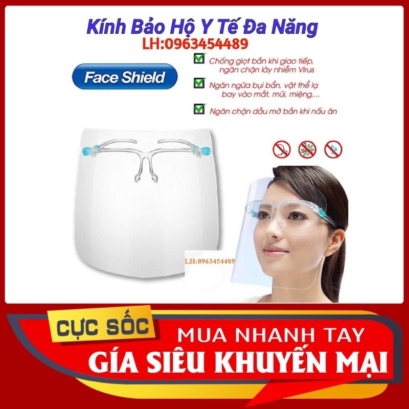 Kính Bảo Hộ Y Tế Đa Năng Phòng Chống Giọt Bắn - Kính chống giọt bắn