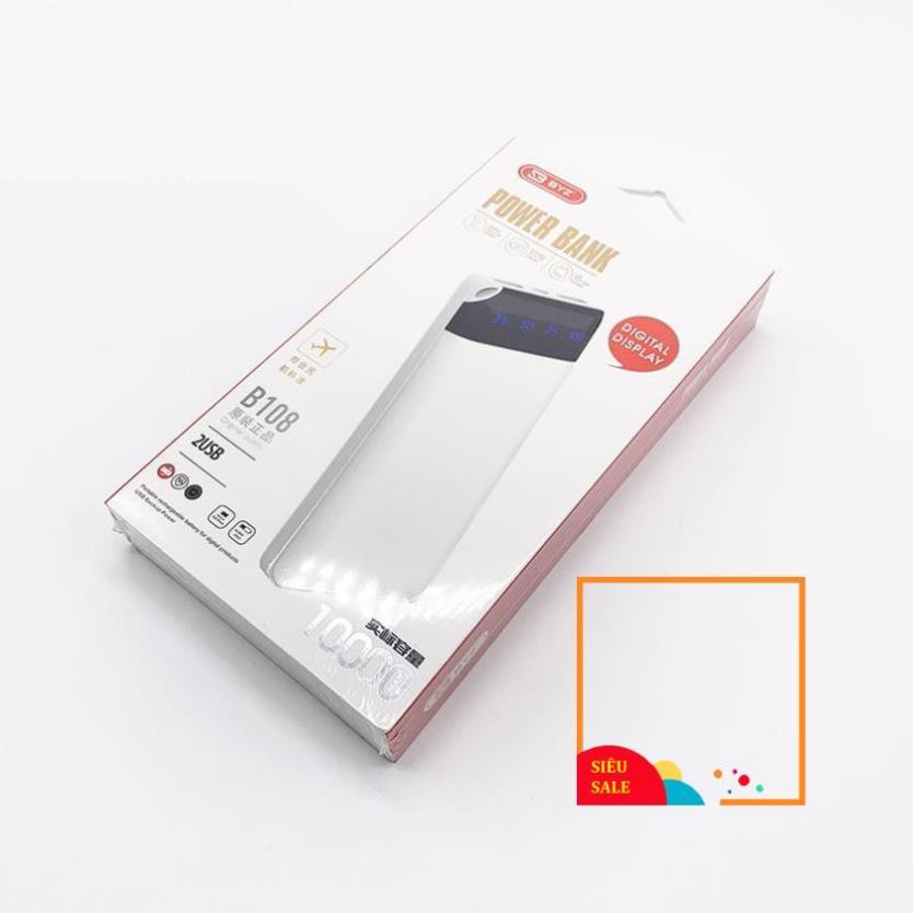 Sạc Dự Phòng ⚡1000mAh⚡ Đèn Led Báo Thông Số | Bảo Hành 6 Tháng Mã BYZ B108