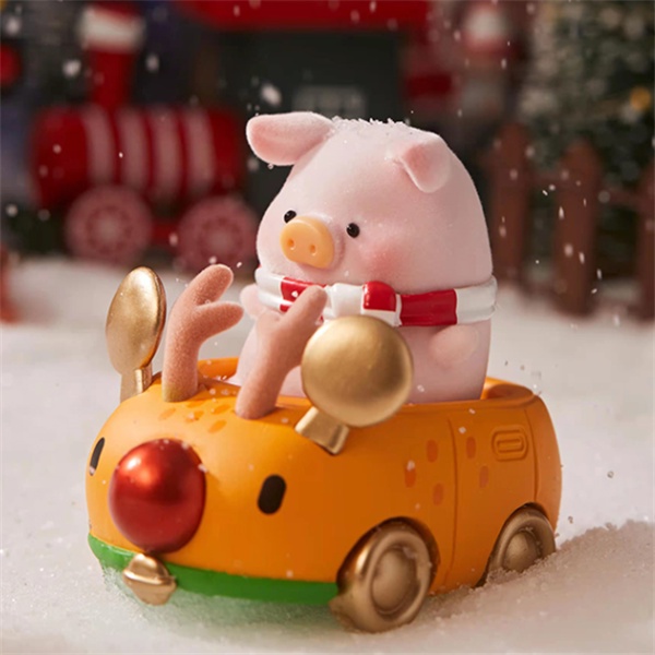 ★Hgtoys★Búp Bê Hình Chú Heo 52 Mắt Trang Trí Giáng Sinh