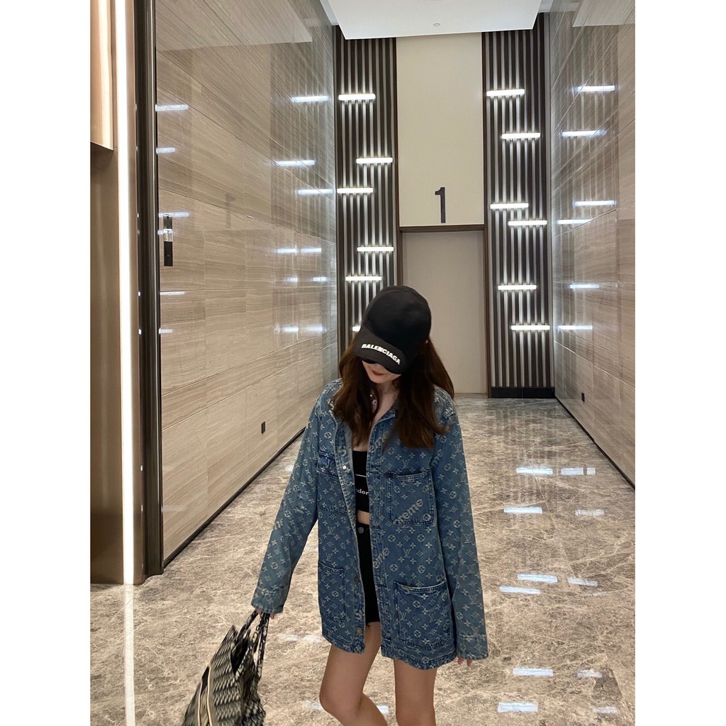 Áo Jeans Supremee x LouisVuitonn  FW21