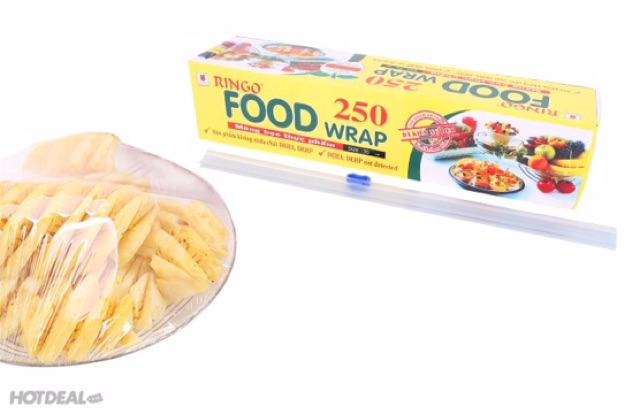 Màng bọc thực phẩm Ringo Wrap 250 hàng Việt bảo đảm an toàn