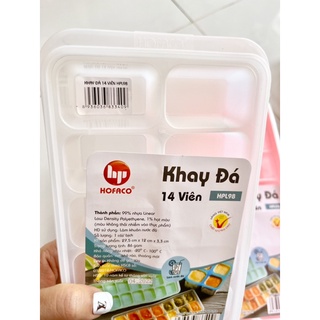 Khay Làm Đá,Khay Làm Rau Cau 14 Viên HOFACO(HPL98)