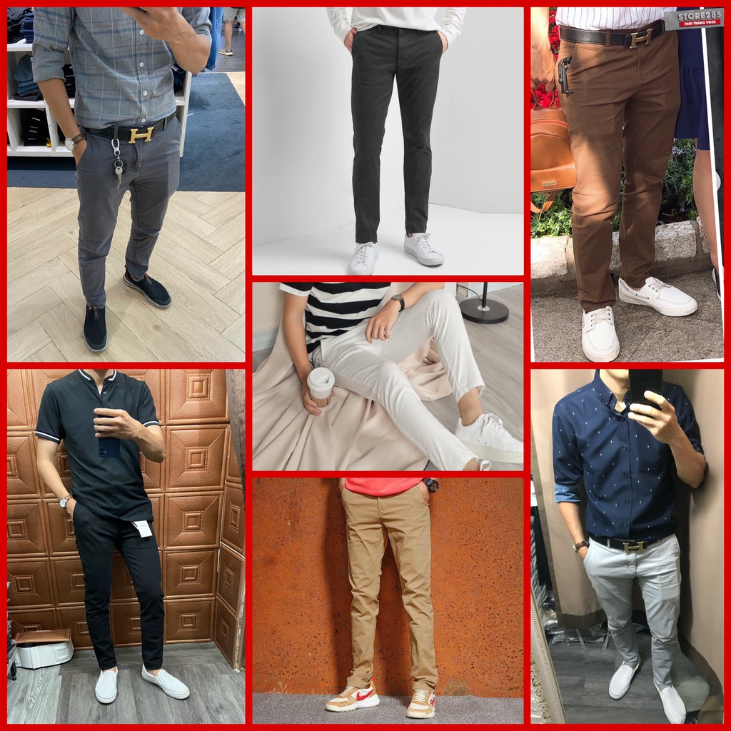 🔥VNXK CAO CẤP🔥 Quần Kaki slimfit - co giãn - 15 màu chuẩn xuất khẩu nước ngoài | BigBuy360 - bigbuy360.vn