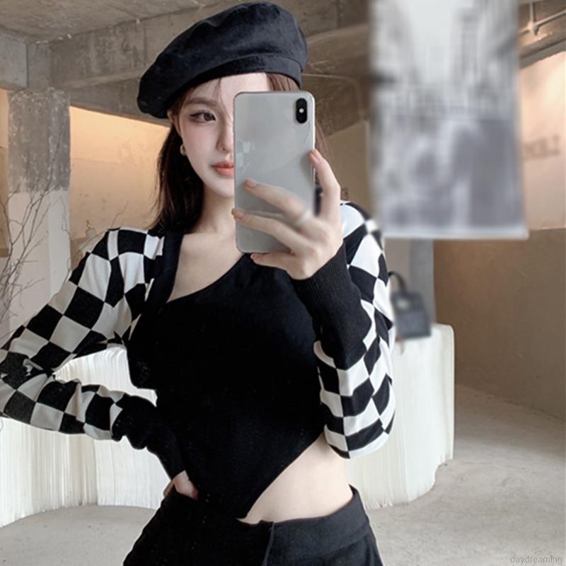 Crop top hai dây đan dây ngực