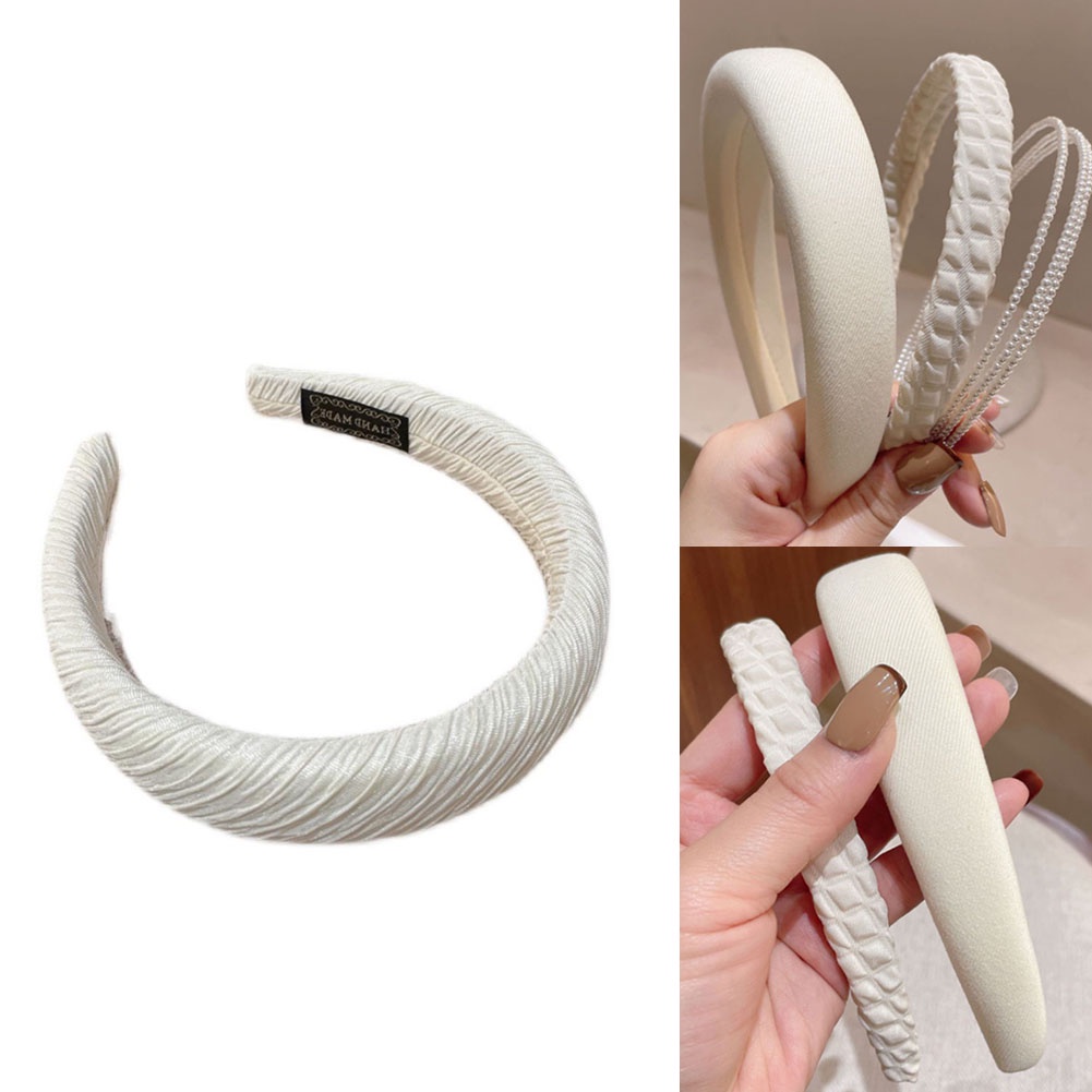 Băng Đô Cài Tóc Màu Sắc Nhã Nhặn Thanh Lịch Dành Cho Nữ