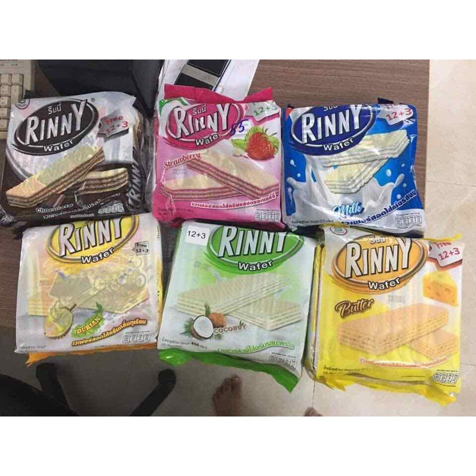Bánh xốp kẹp kem đủ vị thái lan rinny 570g