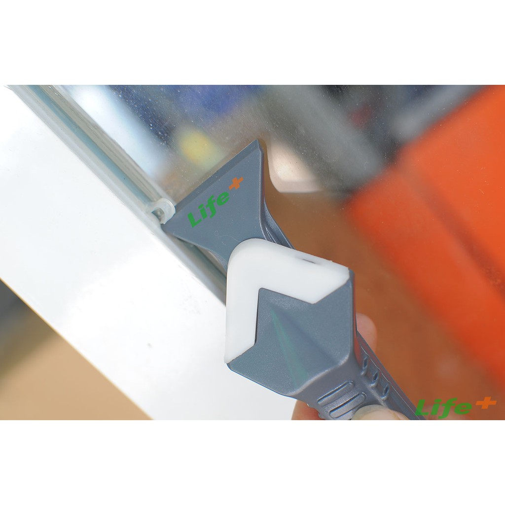 Dụng cụ miết và làm sạch silicon xây dựng đa năng đầu sủi inox