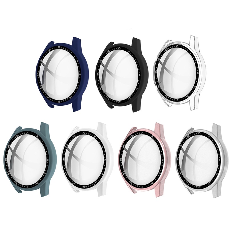 Bộ Kính Cường Lực Bảo Vệ Màn Hình Đồng Hồ Huawei Watch 3 Pro 48mm Kèm Ốp Bảo Vệ