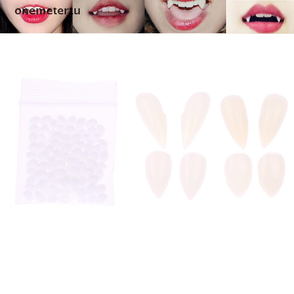 1 Cặp Đạo Cụ Hóa Trang Halloween Bằng Nhựa resin Thân Thiện Với Môi Trường DIY