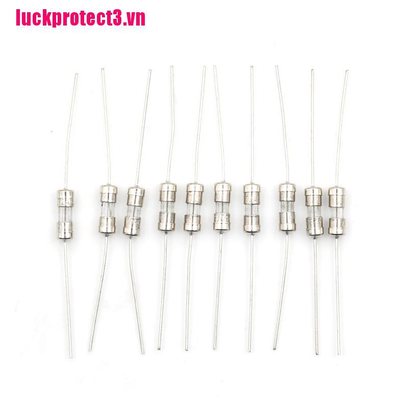 AXIAL Set 10 Cầu Chì Ống Thủy Tinh 3.6x10mm 2a Chuyên Dụng