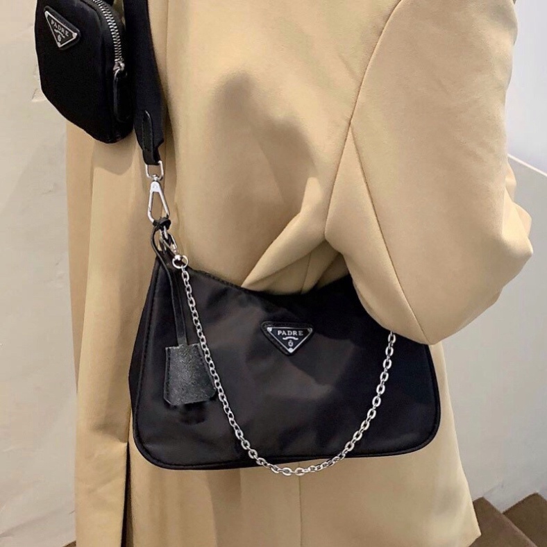 Túi đeo chéo dù PRa phong cách trẻ trung cá tính tặng kèm ví Windy.com