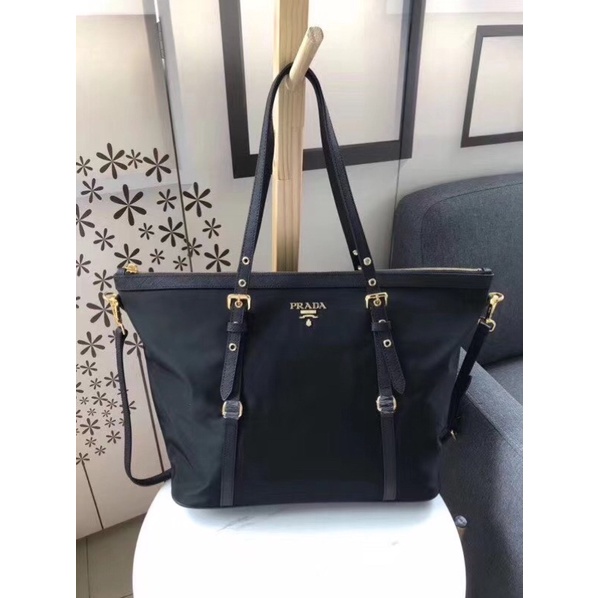 Túi xách/ túi đeo vai nữ thương hiệu Prada cao cấp size 48 siêu lớn đựng được nhiều đồ hàng vip 1-1