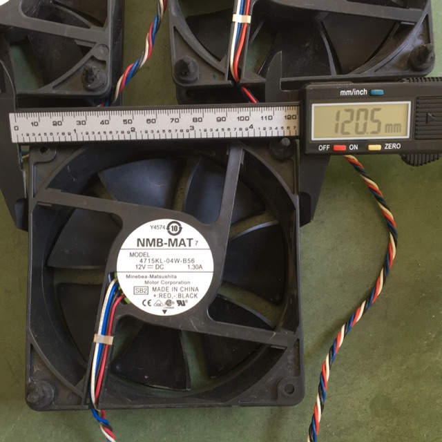 Quạt server NMB, Nidec,delta,foxcom 12v 1.3A -16A , vuông 12cm siêu khoẻ