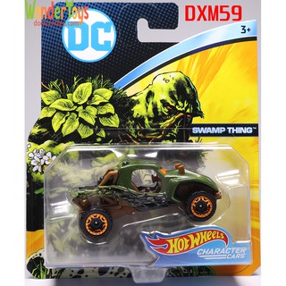Xe mô hình Hot Wheels Swamp Thing DC Universe Character Cars - 2017 - DXM59