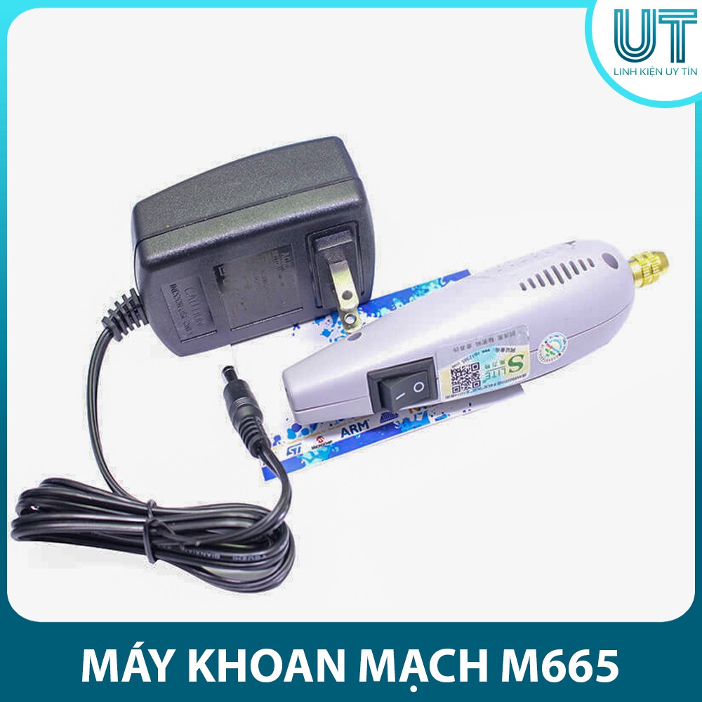 Máy Khoan Mạch M665 - Khoan cầm tay chuyên khoan nhỏ, mài, dũi, cắt, làm chi tiết...