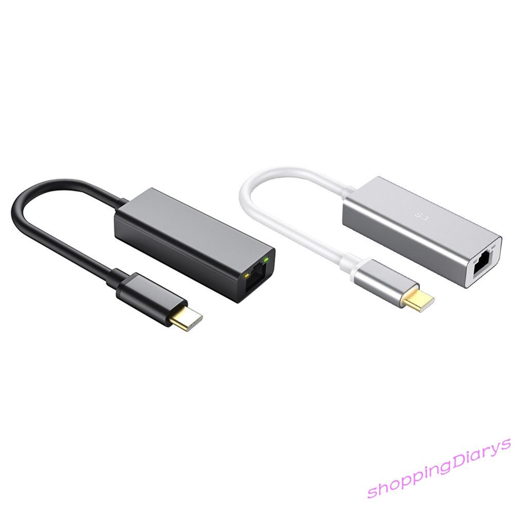 Đầu Chuyển Đổi Từ Cổng Type-C Sang Rj45 10/100mbps Lan Ethernet S3-8052-C Tiện Dụng | BigBuy360 - bigbuy360.vn