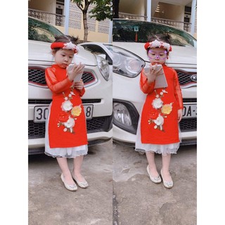 Áo dài cách tân cho bé gái