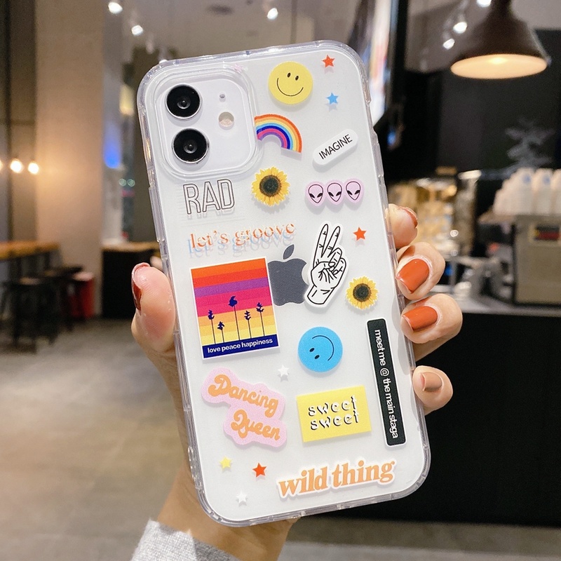 Samsung Galaxy A32 A12 A02S A42 5g S20 Fe M51 A21S A51 A71 A31 M31 A50 A70 A30S A50S A30 A20 A11 Ốp Lưng Họa Tiết Hình Mặt Cười Đáng Yêu Cho | BigBuy360 - bigbuy360.vn