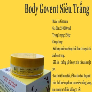 Kem govent siêu trắng