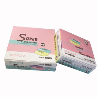 Combo 3/6/10 Gôm 4B | nhiều màu, nhiều kích cỡ, siêu sạch | Stacom ER014B, ER024B