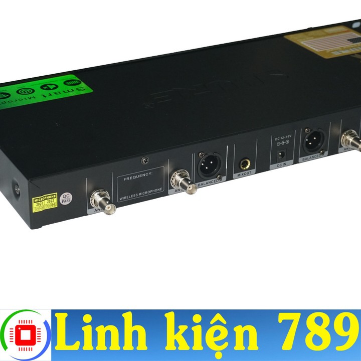 Micro không dây KARAOKE Shure UGX23 4 ăng ten - Linh kienj 789