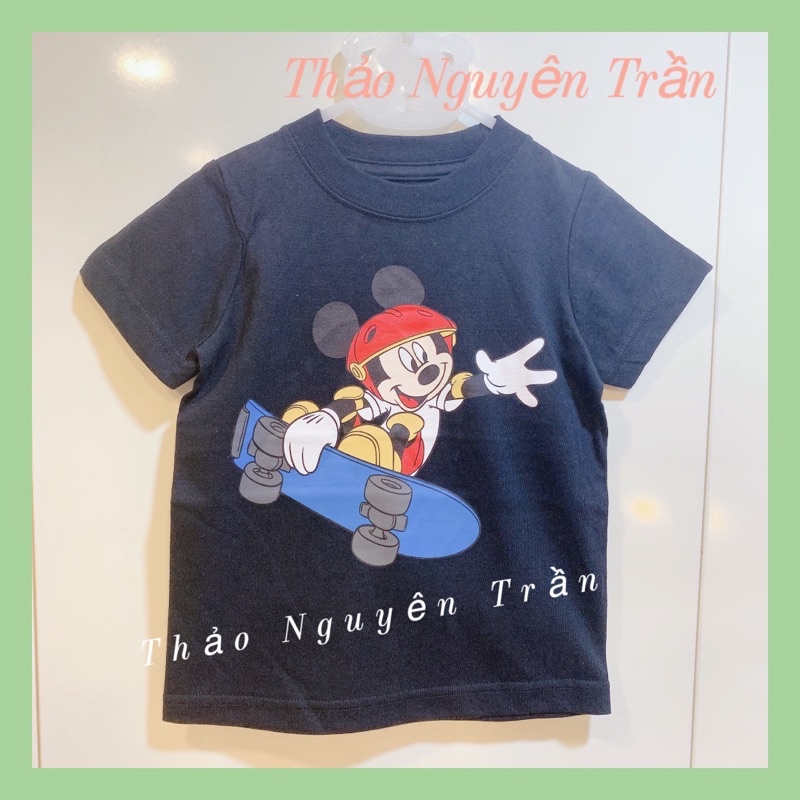 Áo thun Mickey cotton hãng Hanes cho bé trai