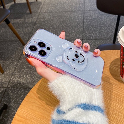 Ốp Điện Thoại Mềm Trong Suốt In Hình Gấu Pooh 3D Cho for Iphone 15 pro max 14 Pro Max 13 Pro Max 12 Pro Max 12 Mini 11 Pro Max 7 8 Plus XR XS Max SE 2020