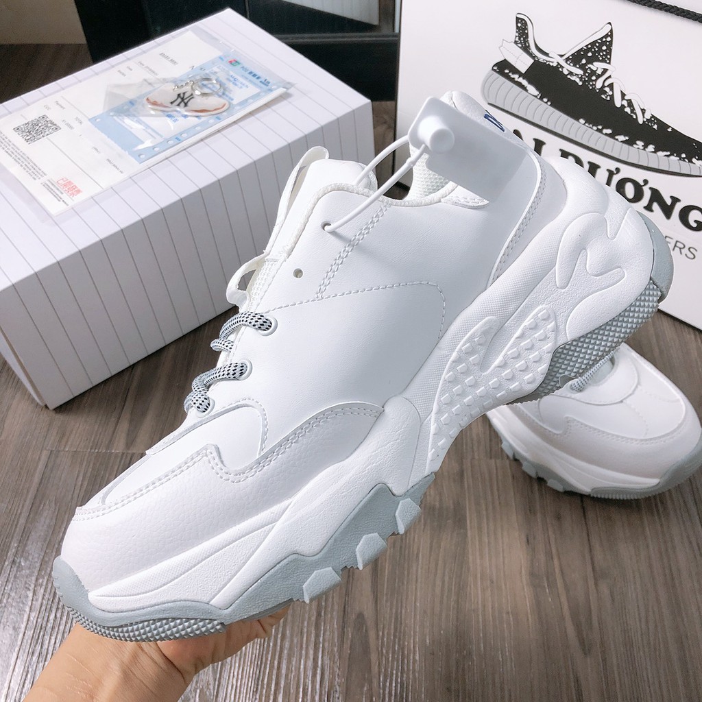 MB LA bản trung giày LA giày LA giày thể thao MB LA bản trung giày sneakers M L B LA bản trunng giày sneakrs nam