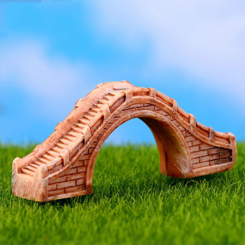 Mô hình cây cầu mini trang trí bể cá/ tiểu cảnh sân vườn DIY