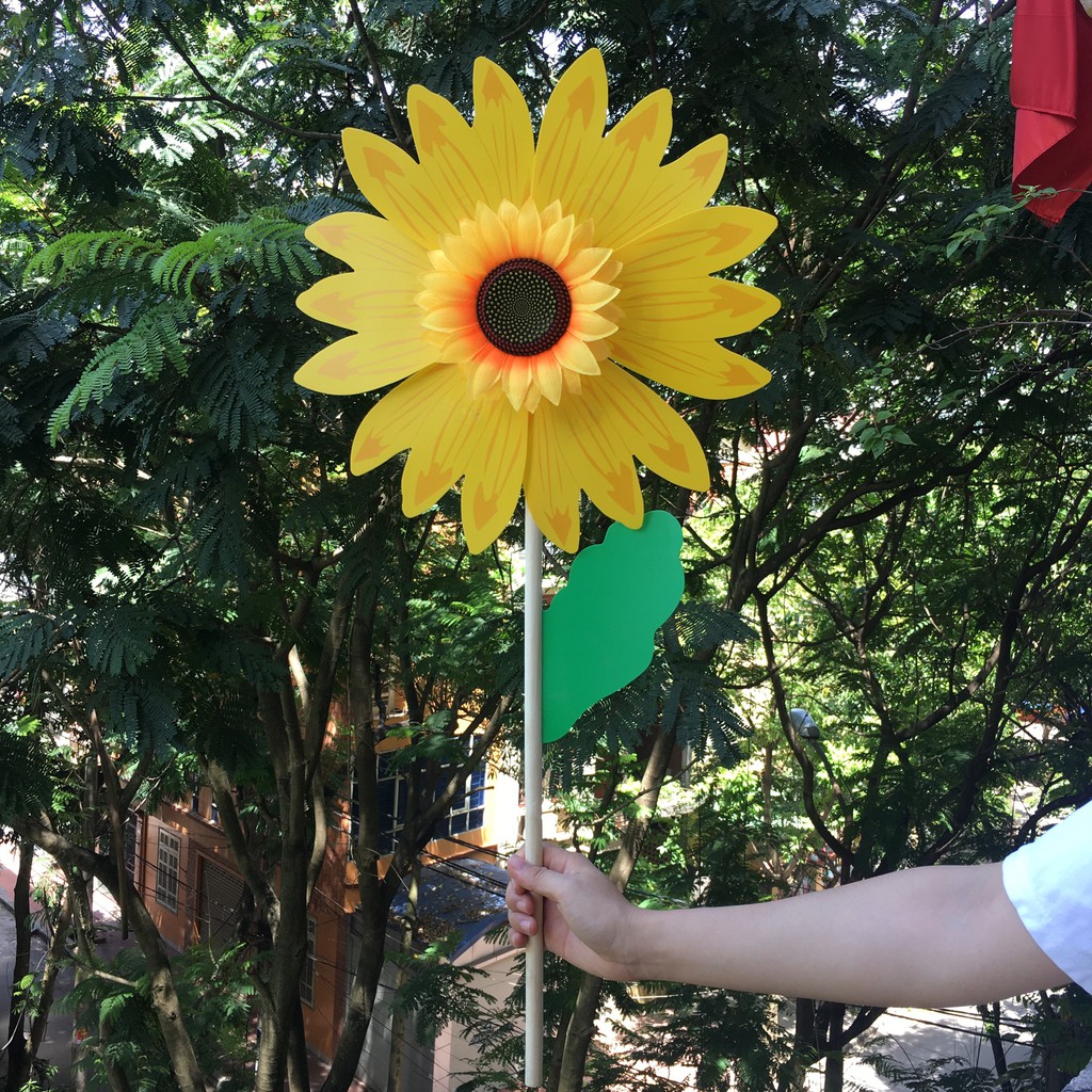 Chong Chóng Hình Bông Hoa Hướng Dương Màu Vàng Bắt Mắt Ảnh Thật | Shopee  Việt Nam