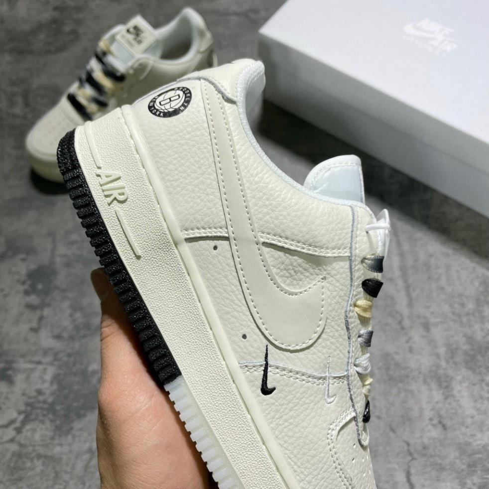 Giày AF1 Âm Dương Brooklyn Sail Black Phản Quang Nam Nữ Mẫu Mới Hot Trend 2022 Full Box Bill