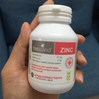 Viên Kẽm Bioisland cho bé, 120 viên