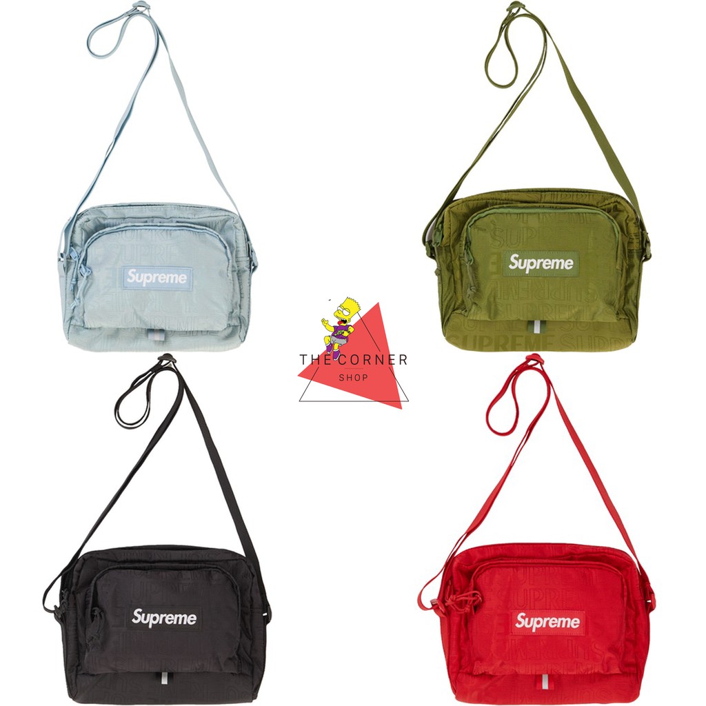 Túi đeo chéo SUPREME - Shoulder Bags SUPREME ss2019(đen/xanh/đỏ/olive) [Ảnh thật]