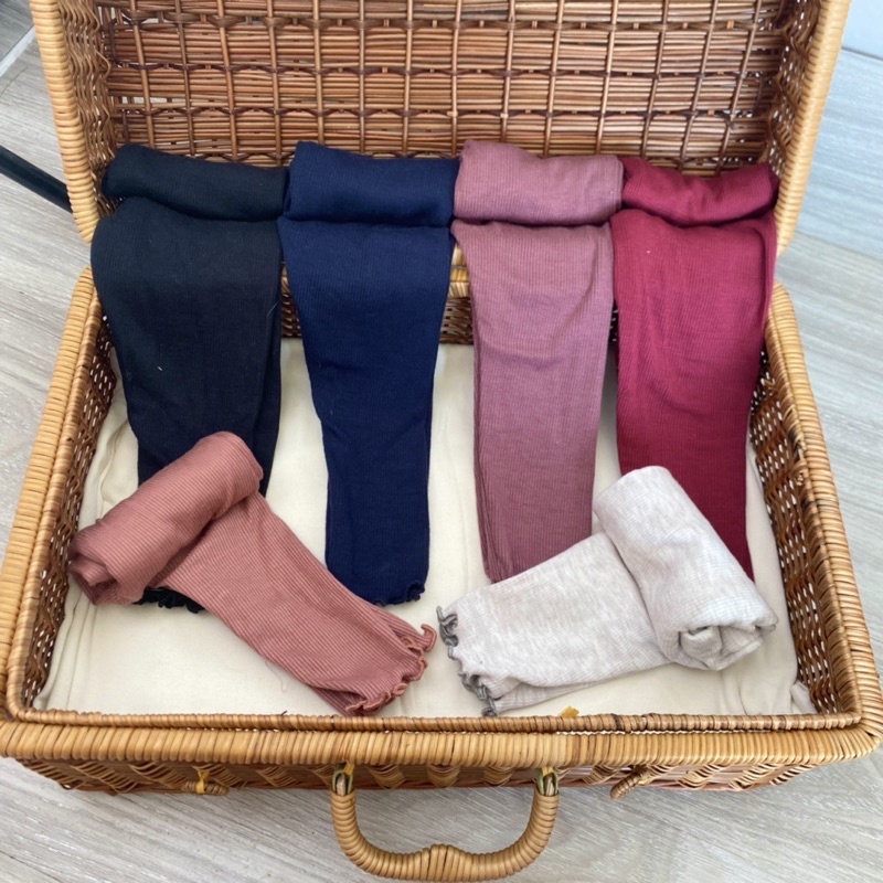 Quần legging bé gái, chất liệu len tăm hàng thiết kế cắt may thủ công