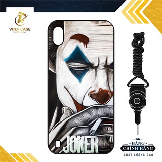 Ốp lưng Samsung A10 Joker Harley Quinn in 5D TPU dẻo chống bẩn(sản phẩm có 5 mẫu) - Tặng kèm dây đeo điện thoại