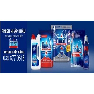 Viên rửa bát finish - bột rửa bát finish - muối rửa bát finish dùng cho máy