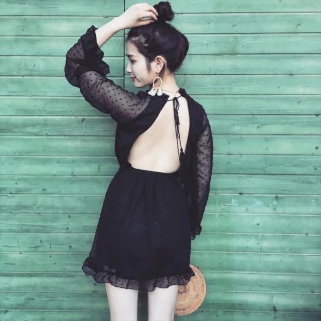 JUM REN HỞ LƯNG hàng loại 1 phom đứng ren siêu đẹp