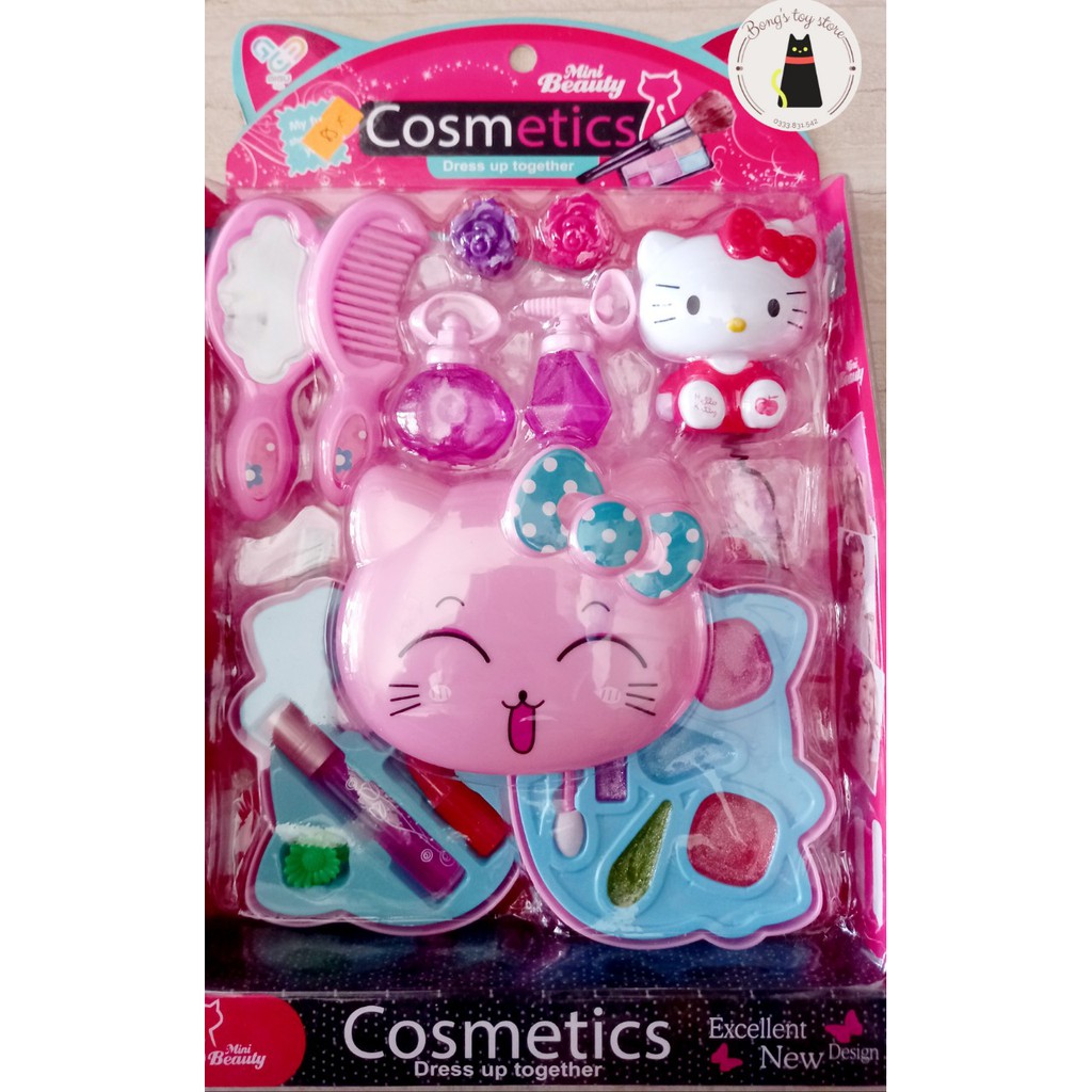 [ĐC03] ĐỒ CHƠI BỘ TRANG ĐIỂM HELLO KITTY (gói quà miễn phí theo yêu cầu)