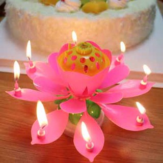 Nến sinh nhật nở hoa và phát nhạc V.2 quà tặng quà lưu niệm nến happybirthay Andhere