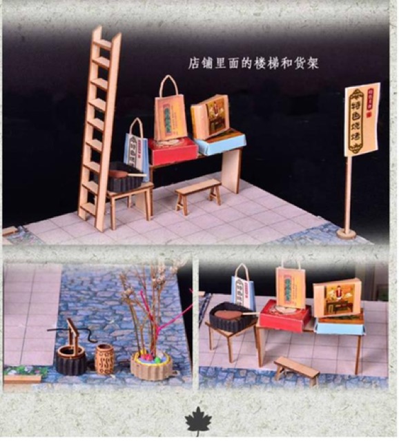 Mô hình lắp ráp thu nhỏ, mô hình 3d siêu xinh, trưng bày hoặc quà tặng sáng tạo